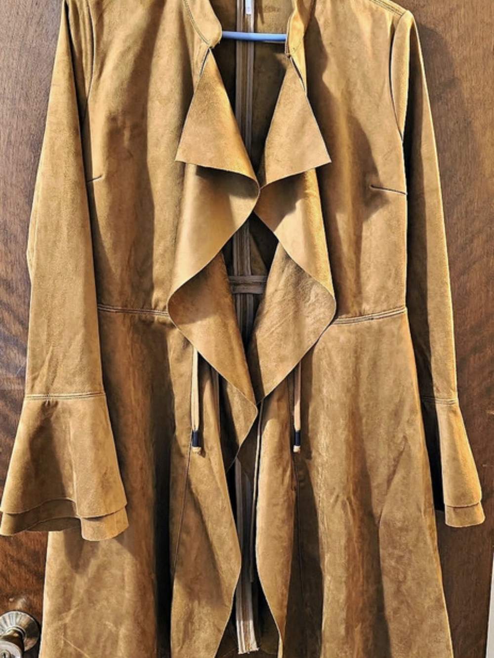Free People Vegan Suede Sierra Jacket Brown XS